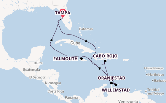 Caribbean from Tampa, Florida with the Norwegian Gem