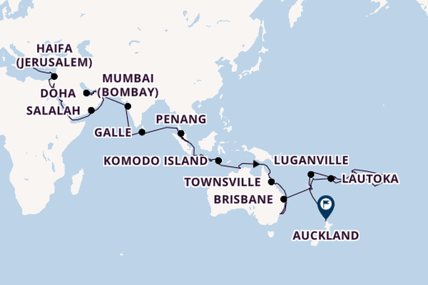 South East Asia from Athens (Piraeus), Greece with the Seven Seas Explorer