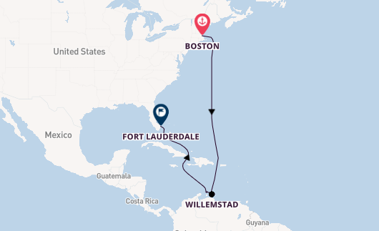 Zuidelijke Caraïben vanaf Boston, Verenigde Staten met de Celebrity Silhouette