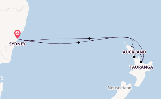 Australien und Neuseeland ab Sydney auf der Anthem of the Seas