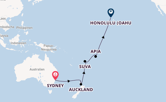 Australien und Neuseeland ab Sydney auf der Royal Princess