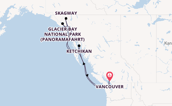 Koningsdam - Natur & Abenteuer in Alaska