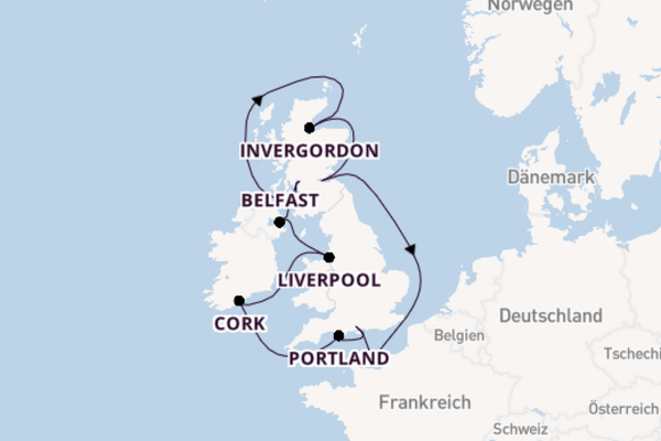 Entdecken Sie Belfast auf der Regal Princess