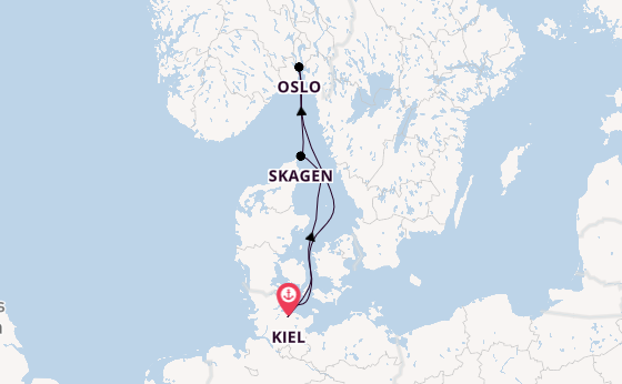 Norwegen ab Kiel, Deutschland auf AIDAnova
