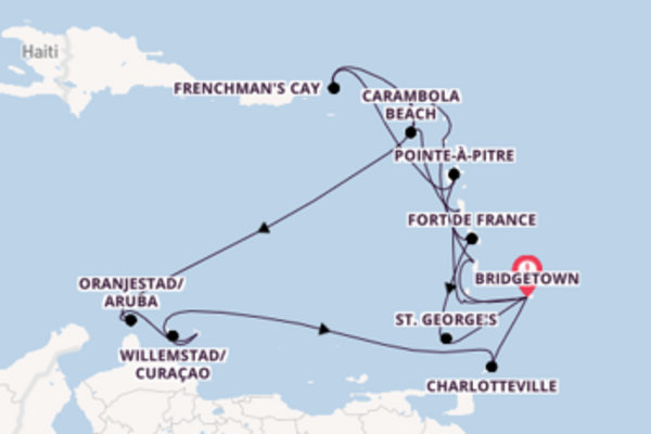 Seabourn Ovation  22  Bridgetown-Bridgetown