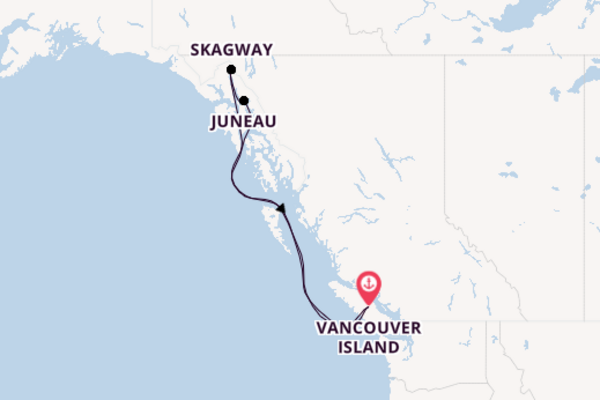 Geniet van een 7daagse cruise naar Vancouver Island