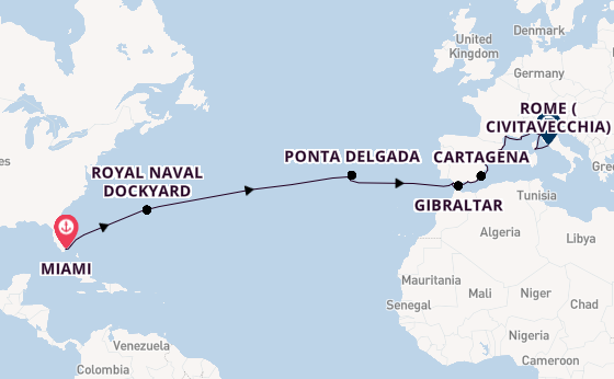 Transatlantic from Miami, Florida, USA with the Allura