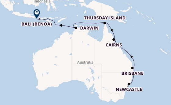 Australia from Sydney, Australia with the Viking Neptune