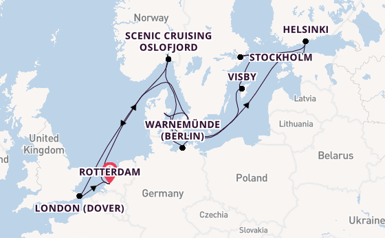 Norway from Rotterdam, The Netherlands with the Nieuw Statendam