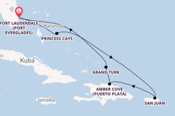 Erkunden Sie Princess Cays auf der Caribbean Princess