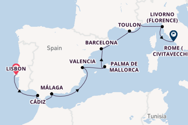 Journey with Silversea from Lisbon
