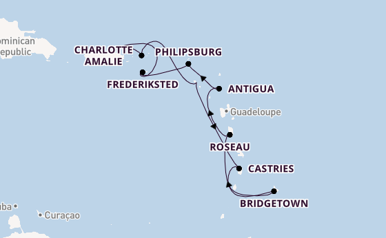 Caribbean from San Juan, Puerto Rico with the Viking Sky