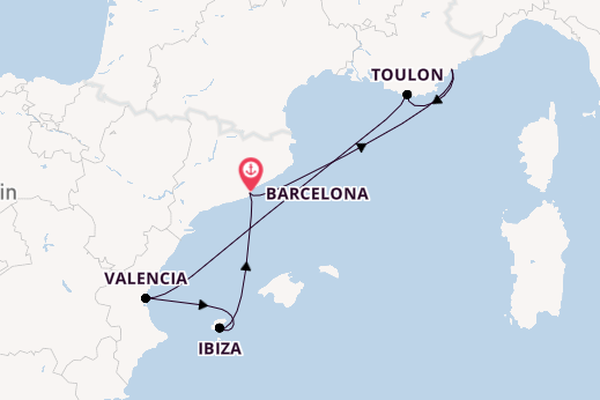 Resilient Lady Mediterranean Escape with Barcelona Stay