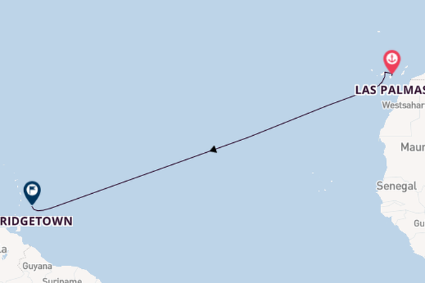 Kanarische Inseln ab Las Palmas, Gran Canaria auf der Star Clipper
