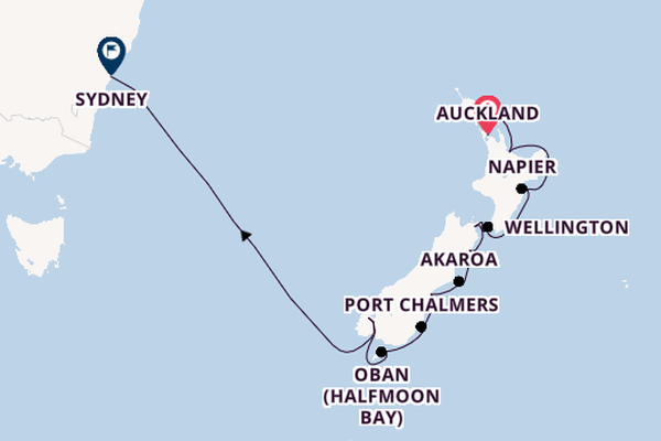 New Zealand from Auckland, New Zealand with the Seabourn Quest