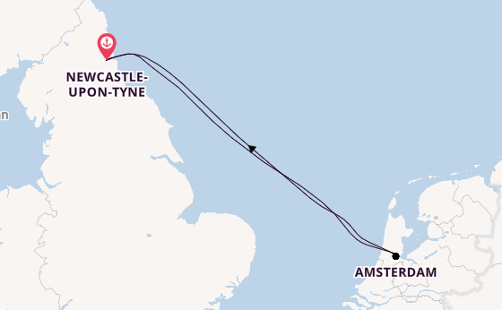 Voyage with Ambassador Cruise Line from Newcastle-upon-Tyne