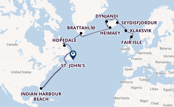 Transatlantic from Leith (Edinburgh), Scotland with the Seabourn Venture