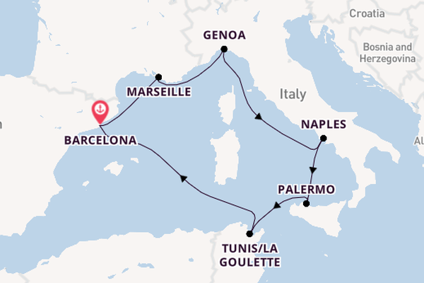 Winter Sun-Kissed Italian Discovery Fly Cruise