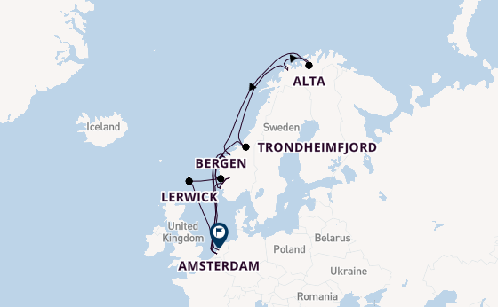 Norway from Rotterdam, Netherlands with the Rotterdam