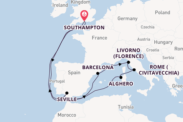 Sardinia, Seville & Southern Skies
