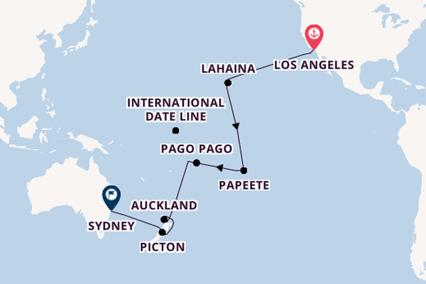 LA to Sydney with Luxury Hawaii, Tahiti & New Zealand