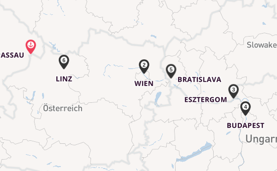 Donau ab Passau auf der MS VistaLilea