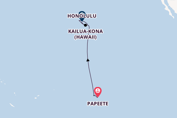 Polynesia from Papeete, Tahiti, French Polynesia with the Norwegian Spirit 