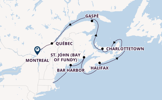 Neuengland ab Boston, USA auf der Seven Seas Prestige