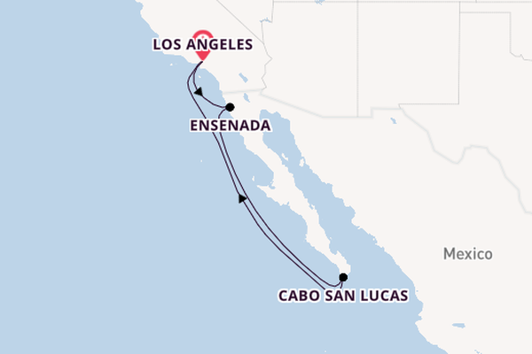 USA West Coast from Los Angeles, California, USA with the Ovation of the Seas