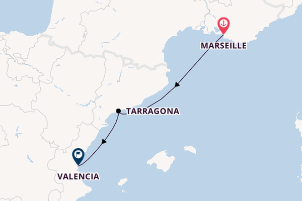 Western Mediterranean from Marseille, France with the MSC Orchestra 
