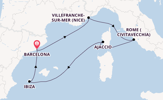 French Riviera, Italy & Ibiza Overnight