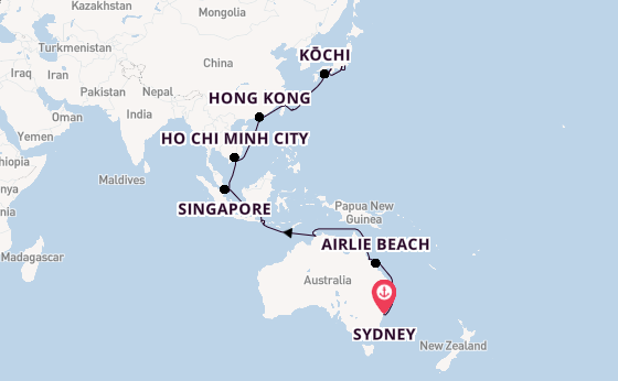 Australia from Sydney, Australia with the Azamara Pursuit