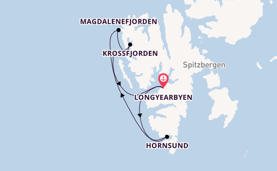 Norwegen ab Longyearbyen, Norwegen auf der MS Fram