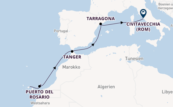 MSC Fantasia - Kanarenfarben, Orienttouch & Italiens Küsten