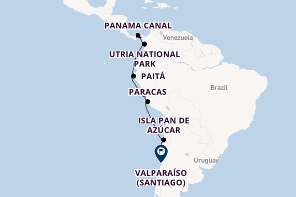 South America from Colón, Panama with the HANSEATIC inspiration