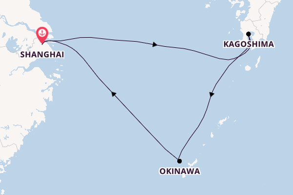 Japan from Shanghai, China with the Spectrum of the Seas