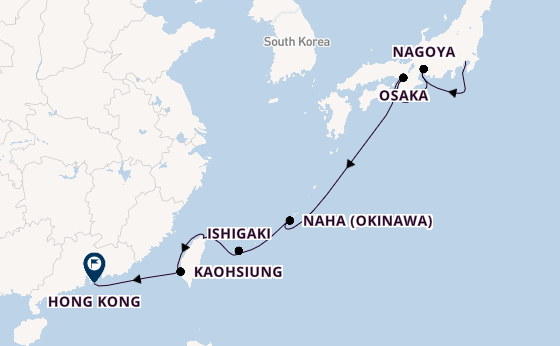 Japan from Tokyo, Japan with the Seven Seas Explorer