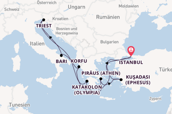 MSC Fantasia - Istanbul & die malerische Ägäis