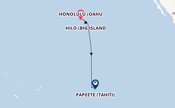 Polynesien ab Honolulu (Oahu, Hawaii) auf der Norwegian Spirit