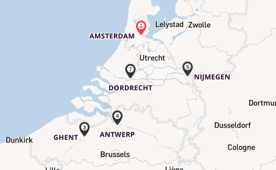 Waal from Amsterdam, Netherlands with the AmaVenita