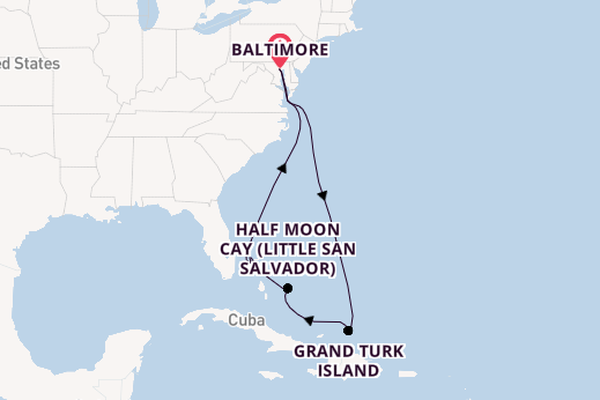 Caribbean from Baltimore, Maryland, USA with the Carnival Pride