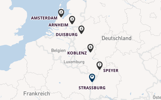 Rhein ab Amsterdam, Niederlande auf der VIVA MOMENTS