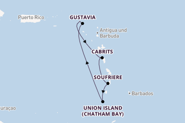 8 Tage Karibik Reise