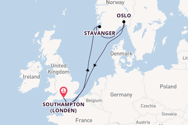 Engeland vanaf Southampton (Londen), Engeland met de Liberty of the Seas®
