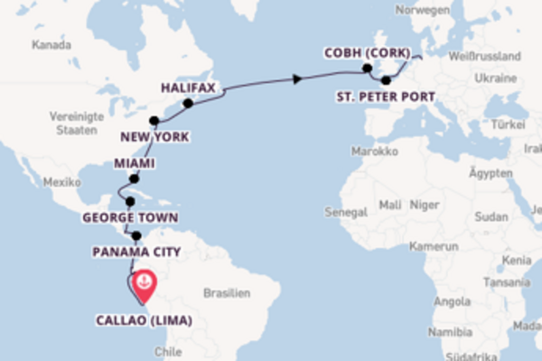 Callao (Lima), Peru und Bremerhaven, Deutschland entdecken