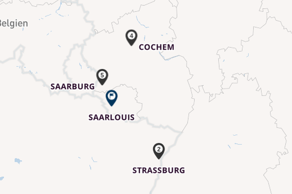 Saar ab Strassburg, Frankreich auf der MS Leonardo da Vinci