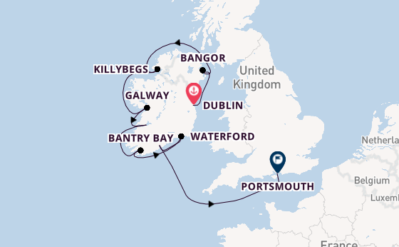 British Isles from Dublin, Ireland with the Azamara Journey