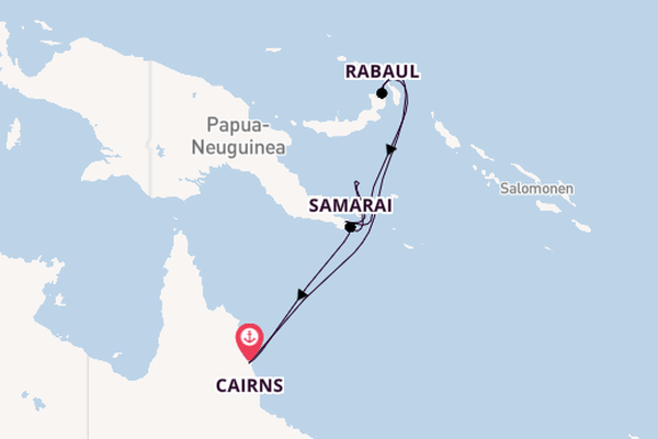 Australien ab Cairns, Australien auf der Seven Seas Navigator