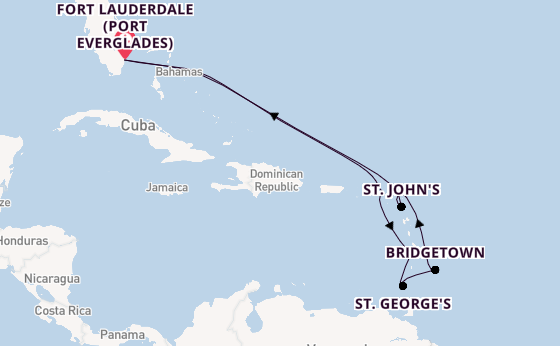 Caribbean from United Kingdom with the Celebrity Ascent