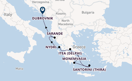 Ultra Luxury Greece & Dalmatian Delights Cruise